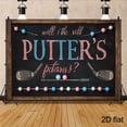 thumbnail image 2 of Golf-Themed Gender Reveal Backdrop Pink Blue Putter Golf Chalkboard Gender Reveal Background Will It Be Putters or Pearls Baby Shower Party Decorations Banner, 2 of 4