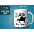 thumbnail image 6 of Musician Mug White 11oz - Best Players On The Bench - Piano Player Pianist Artist Musician Music Lover, 6 of 7