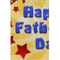 thumbnail image 3 of Coolnut Window Curtain Panels Drapes Happy Father's Day Stars Thermal Insulated Blackout Grommet Printed Window Curtain 2 Panels 84x55 in for Living Room Bedroom, 3 of 5