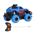 thumbnail image 4 of Mini vehículo todoterreno a control remoto, escala 1:43, parachoques robustos, regalo de cumpleaños para niños de 3 años o más, color azul., 4 of 14
