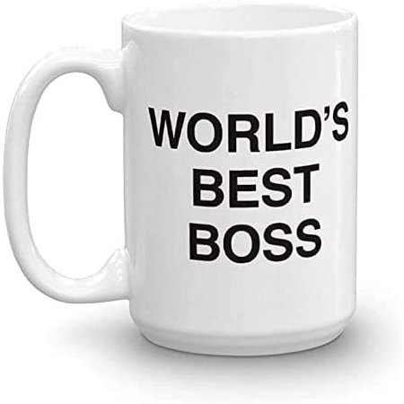

Worlds Best Boss Mug The Office Mug Elevate Your Office Decor Gift for Boss Coworkers or Friends 11oz