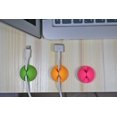 thumbnail image 3 of 12 organizadores de cables de colores, clips multiusos para cables, gestión de cables, 3 of 5