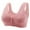 Pink, variant on skpabo Women's Corset Bra Plus Size Bra Sexy Front Buckle Middle-Aged And Elderly Underwear Soft Cotton Large Size Without Steel Ring Tank Top Bra Printed Underwear Size