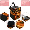 thumbnail image 2 of Thanksgiving Pumpkin Pie Foldable Car Garbage Can with Lid, Leak-proof, Hanging Storage Bag - Trash Can for Car, Mini Trash Can, 2 of 6