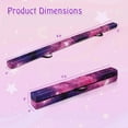 thumbnail image 3 of Costway 8 FT Folding Gymnastic Beam with Anti-slip Base Pine Wood Frame Carrying Handle Dark Purple, 3 of 7