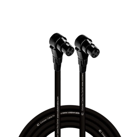 Coluber Cable - Right Angle XLR Female to Right Angle XLR Cable Female