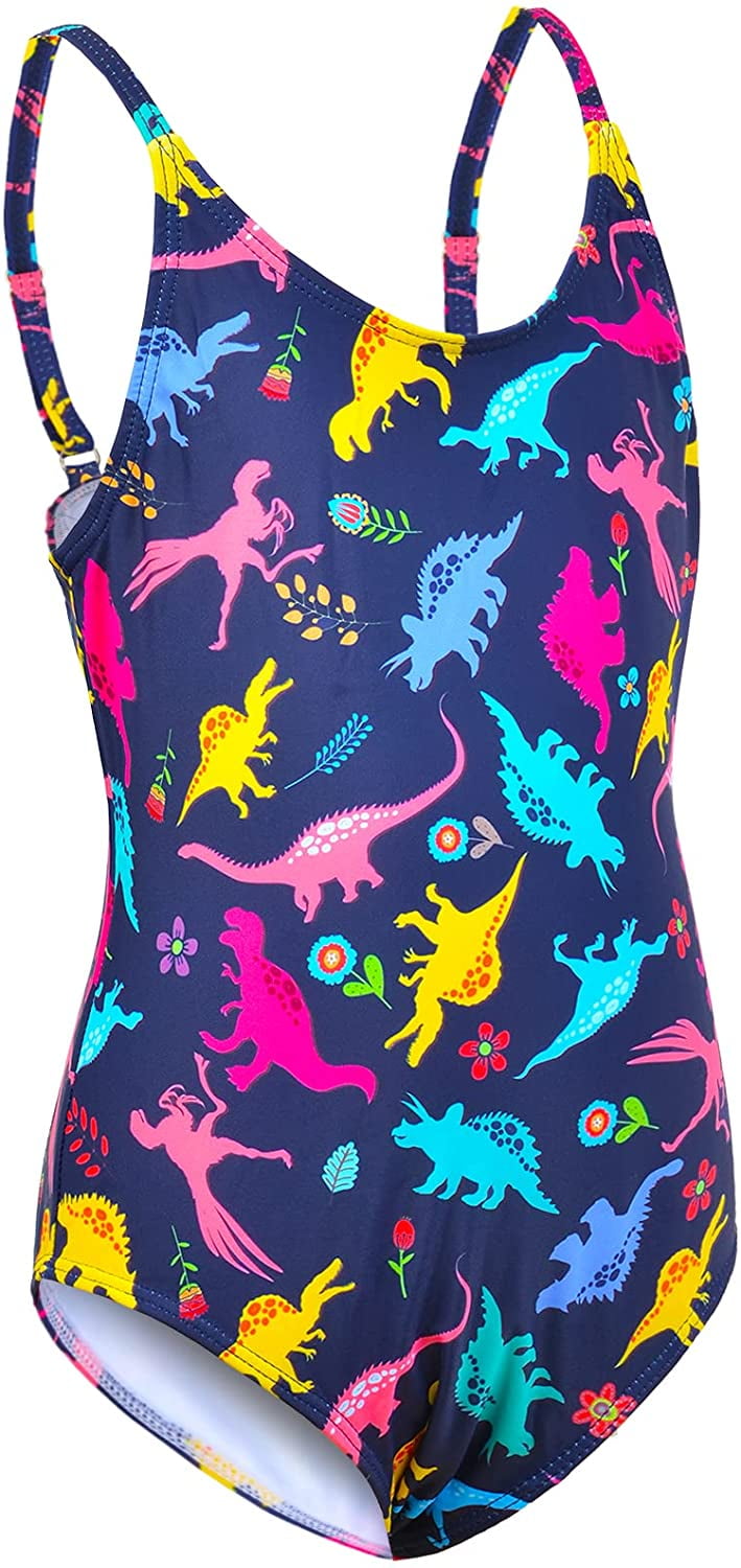 PASHOP Girls One Piece Swimsuits for 4-8 Years Kids Swimsuits Girls Swimsuits Size 6 Girl Swimwear Bathing Suit