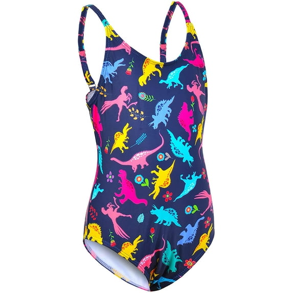 PASHOP Girls One Piece Swimsuits for 4-8 Years Kids Swimsuits Girls Swimsuits Size 6 Girl Swimwear Bathing Suit