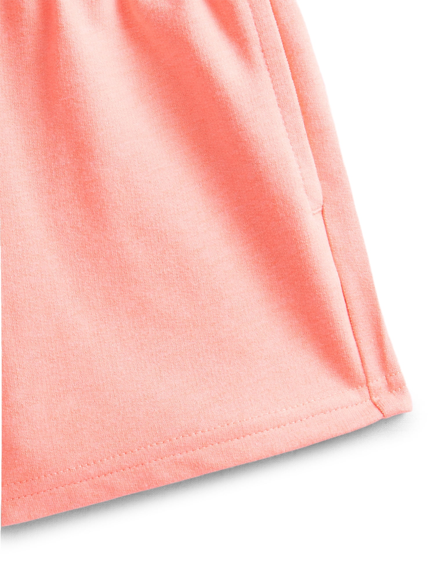Wonder Nation Toddler Girls Soft Knit Pull On Shorts, Sizes 18M-5T