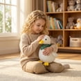 thumbnail image 5 of 15.7 Inch Small Yellow Duck with Scarf Plush Toys Duck Stuffed Animals Plushies Gift for Boys Girls, 5 of 5