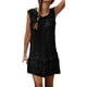thumbnail image 2 of ICHUANYI Clearance Women's Summer Casual Sleeveless Print Short Sleeve Short(Black, XL) ICHUANYI WER2023081012507, 2 of 7