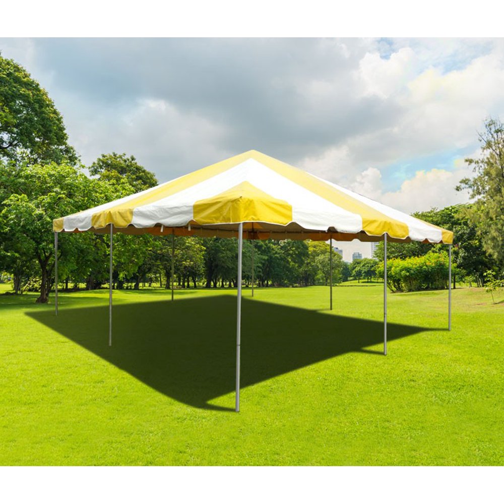 Party Tents Direct Weekender West Coast Frame Event Party Tent, Yellow 20x20
