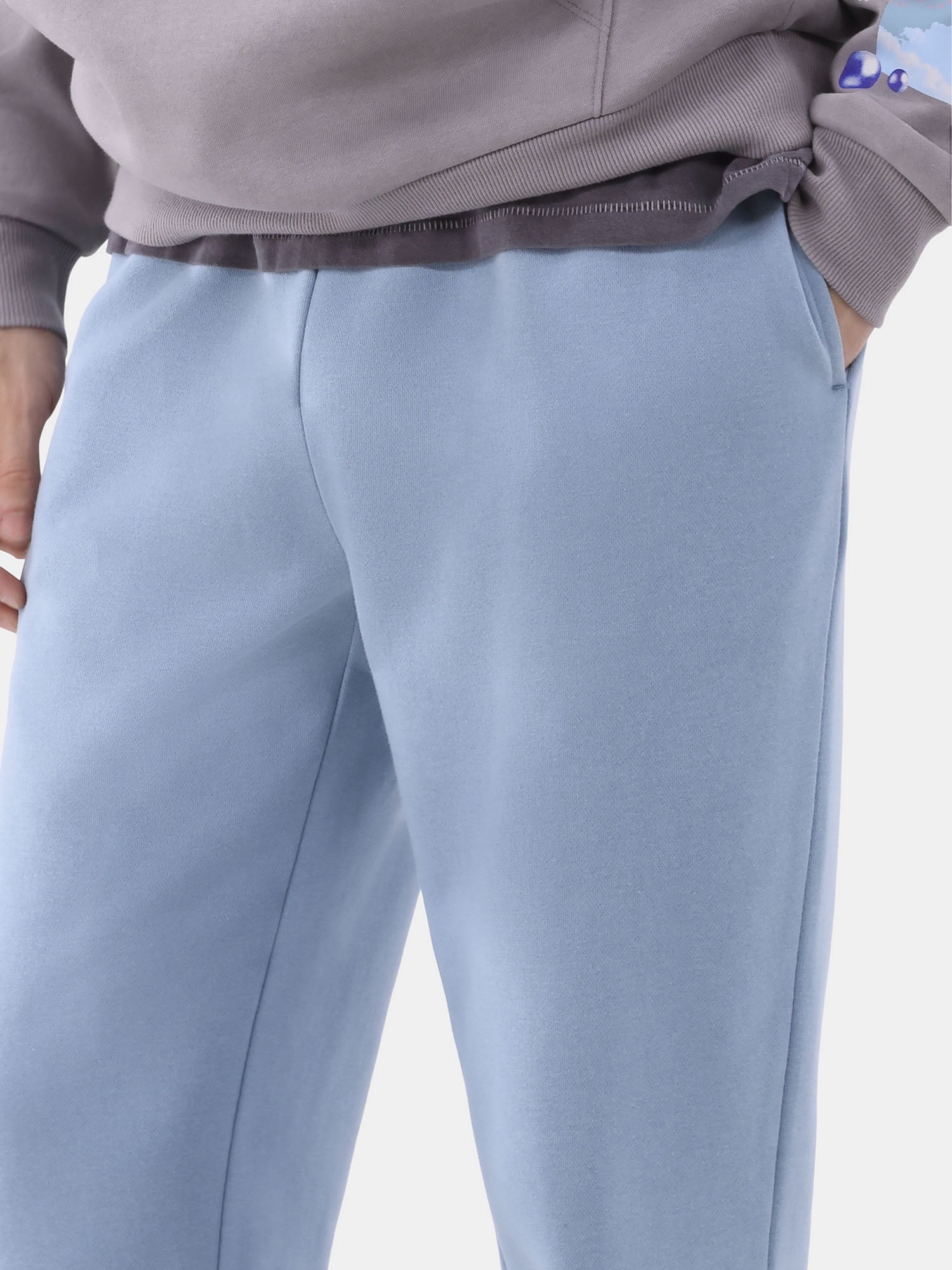 (2 pack) No Boundaries All Gender Soft Fleece Jogger Pants, 30" Inseam, Men's and Big Men's
