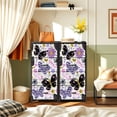 thumbnail image 6 of 4 Drawer Vertical Storage Dresser Beautiful butterfly Can be used for textile book with Wood Top Fabric Pull Drawers, 6 of 8