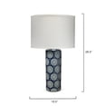 thumbnail image 3 of Jamie Young  Neva Ceramic Table Lamp with Linen Shade, 3 of 5
