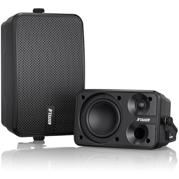 400W Active Passive Bluetooth Speakers Waterproof Stereo Sound System for Outdoor/Indoor Use