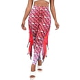 thumbnail image 5 of Leggings de sirena para mujer, pantalones, disfraz de Cosplay, estampado de escamas de pescado, mallas, pantalones brillantes con pantalones acampanados de sirena de tul, 5 of 5