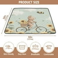 thumbnail image 4 of WOBOGO Cut Bear Riding Bicycle Baby Playmats Extra Large Waterproof Rollable Activity Pads for Toddlers 50×50inch, 4 of 7