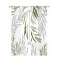 thumbnail image 2 of Willow Leaf Line Sage Green Tulle Curtains Living Room Sheer Window Treatments Voile Drapes with Grommets Home r, 2 of 7