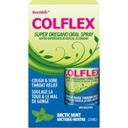 NutriMize ColFlex Super Oregano Throat Spray, Arctic Mint, 0.85 Fl Oz