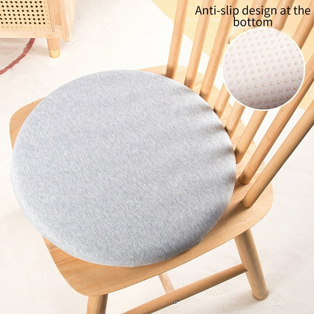Coussin de Siège Rond en Mousse Tricotée - Inspiré Printemps/été - Motif Style Vintage Classique - Coussin de Bureau