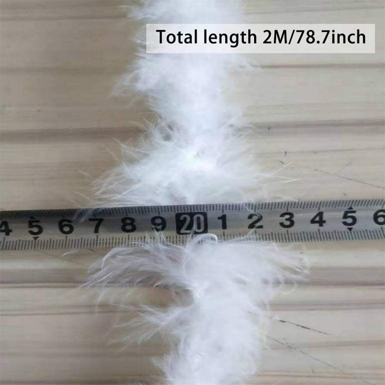  Christmas Tree White Feather Garland Fluffy Boa, 2M Christmas  Tree White Feather Fur Ribbon Strips White Feather Boa's for Xmas Tree  Holiday Decoration Indoor or Outdoor : Home & Kitchen