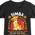 thumbnail image 3 of The Lion King - Simba - The One True King - Toddler & Youth Girls Short Sleeve Graphic T-Shirt, 3 of 5
