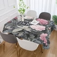 thumbnail image 5 of YAZAOO Square Tablecloth Oil Pattern Of Roses Pattern Tableclothes, 5 of 9