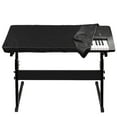 thumbnail image 1 of Keyboard Dust Cover for 61/88 Key-keyboard Electronic Piano Dust Cover with a Drawstring Rainproof Cloth Black (88 keys), 1 of 11
