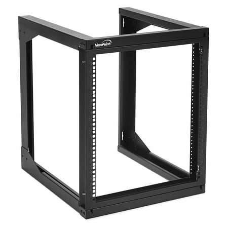NavePoint 12U Server Rack with Swing Gate - 12U Wall Mount Rack for 19 Inch IT Equipment Open Frame Rack – Network Rack Wall Mount for AV & Server Equipment 24” Deep 12U Rack  Black price history on PriceWatchPro