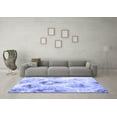 thumbnail image 3 of Ahgly Company Machine Washable Indoor Rectangle Abstract Blue Contemporary Area Rugs, 2' x 5', 3 of 4