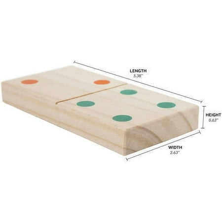 Hey! Play! - Giant Wooden Dominoes Set