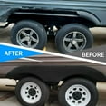 thumbnail image 4 of Kojem Universal Pair Tandem Trailer Fender Skirt for RVs Campers and Trailers Black, 4 of 12
