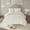 Twin Off White#5, variant on Cotton Bedding Set 2 Piece Cotton Chenille Comforter Set Off-White Twin/Twin XL,Comforter Set