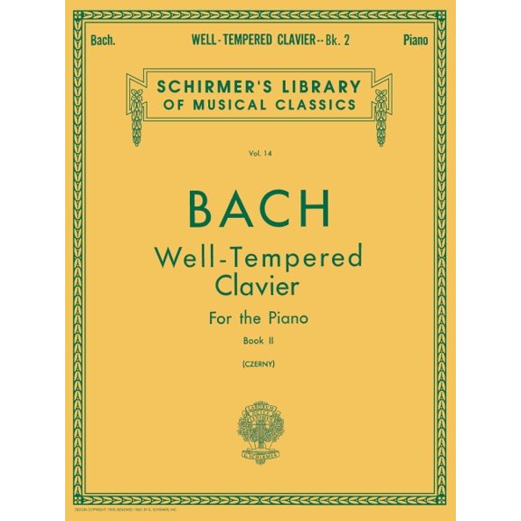 Well Tempered Clavier: 48 Preludes and Fugues for the Piano