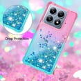 thumbnail image 4 of Funda para Xiaomi 14T/14T Pro 5G Transparente con Brillos Carcasa Protectora Antigolpes con Glitter Brillante, 4 of 5