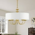 thumbnail image 2 of 42985-33 Livex Lighting Brookdale - 5 Light Pendant In Transitional Style-16.5 Inches Tall and 23 Inches Wide-Soft Gold Finish    -Traditional, 2 of 10