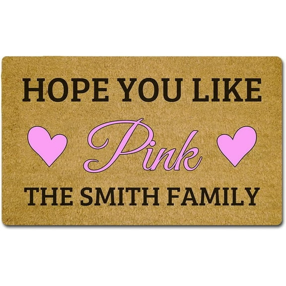 Doormat 16x24 Inch Hope You Like Doormat Customize Outdoor Indoor Entrance Floor Mat Funny Welcome Home Decorative Rug Rubber Non-Slip Farmhouse Funny Kitchen Rugs Patio Gift For Women Men