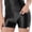 A Black, variant on YEAHDOR Womens Running Compression Tights Shiny Glossy Spandex Short Leggings Seamless Sports Shorts A Black L