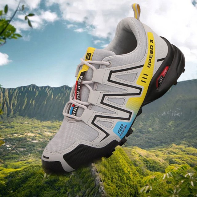 Botas de senderismo para hombre, zapatos de seguridad de trabajo de goma antideslizantes, transpirables para deportes al aire libre Hugtrwg Para estrenar