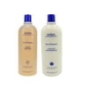 Aveda Brilliant Shampoo & Conditioner For All Hair Types 1l/33.8oz Each