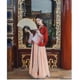 thumbnail image 4 of Ropa tradicional mujer vestido asiático Sailing Hanfu Han Element estilo chino antiguo Gules, 4 of 5