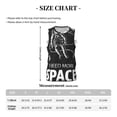 thumbnail image 4 of Naloa I Need More Space Basketball Jersey Reversible Men's Mesh Athletic Sports Shirts Training Practice S-4XLMedium, 4 of 6