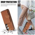 thumbnail image 4 of Crossbody Leather Case With Card Bag For Samsung Galaxy S24 Series,iPhone 16, 4 of 5