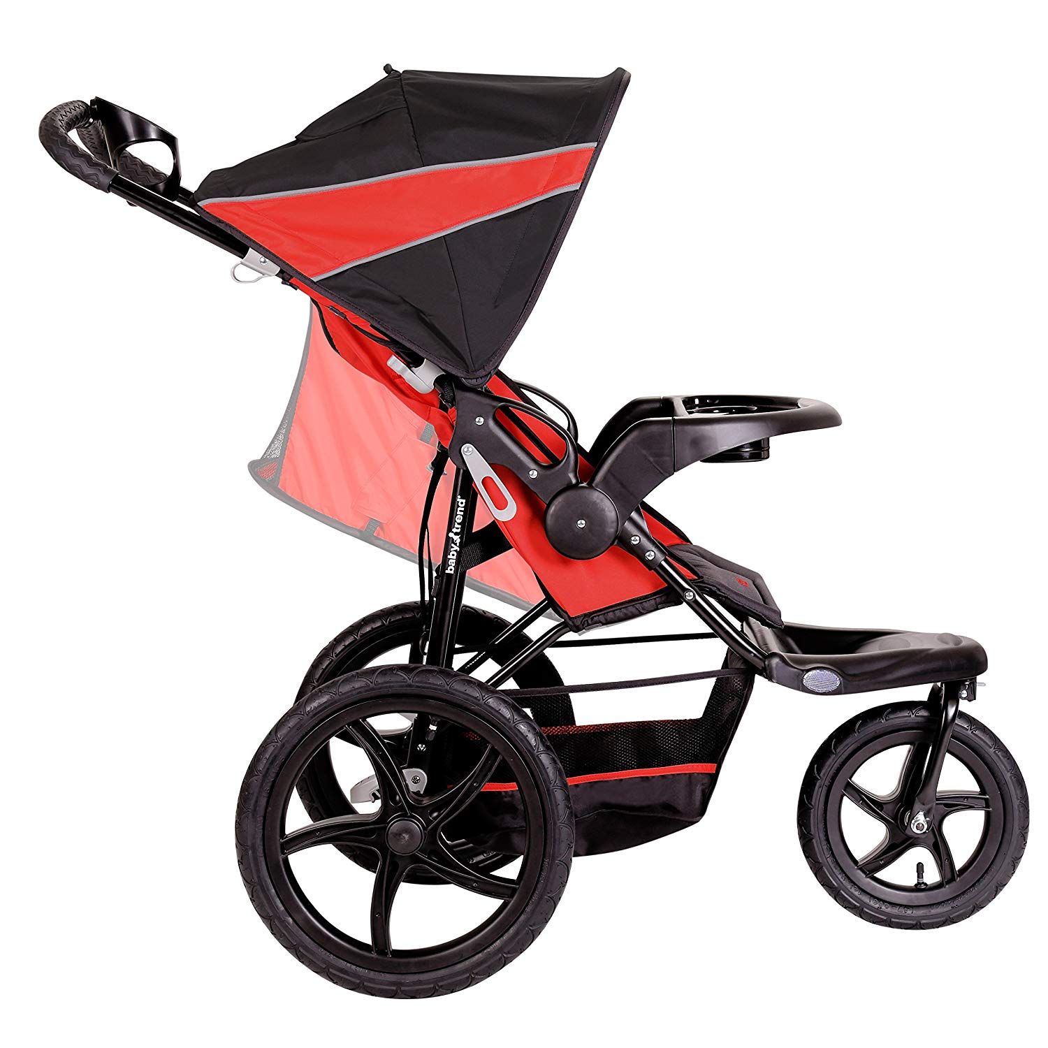 Baby Trend XCEL Infant/Child All Terrain Fitness Travel Jogger Stroller, Picante - image 3 of 6