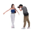 thumbnail image 2 of 2 figuras a escala 1/64 fotógrafo masculino para diorama, decoración mesa , adorno escritorio, miniatura coleccionable pintada., 2 of 9
