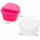 thumbnail image 2 of 1 estuche para dentaduras postizas, caja para retenedores dentales de ortodoncia, contenedor para almacenar dientes postizos, caja para limpieza de dentaduras postizas con filtro, portátil y fácil de, 2 of 5