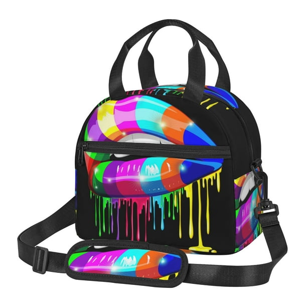 DouZhe Reusable Grocery Bags, Rainbow Lgbt Pride Lightweight