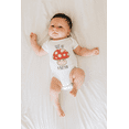 thumbnail image 2 of Cute As A Button Mushroom Baby Bodysuit Shirt Premium Custom Clothes Unisex Baby Gift for Mom Newborn 6-9m White, 2 of 2
