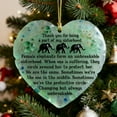 thumbnail image 6 of Acrylic Heart Ornament,Elephant Design Christmas Decor,Pawzity Elephant Ornaments - Elephants Christmas Ornament - Elephants Ornaments for Christmas Tree - Acrylic Hanging Ornament(Green), 6 of 8
